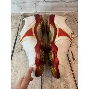 FOOTJOY Men's DryJoy White/Red Golf Shoes / Size: 11.5